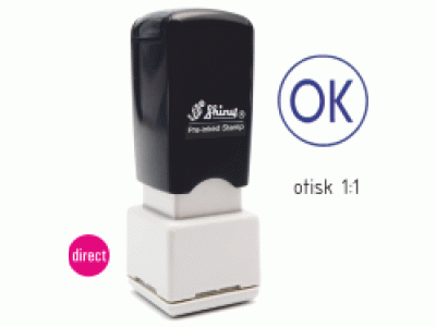 HS005 OA pre-inked stamp OK