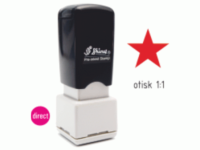 HS007 OA pre-inked stamp HVĚZDIČKA