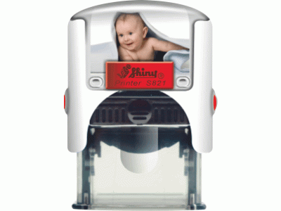 S821 Personal Printer BÍLÁ (26x10mm)