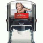 S821 Personal Printer ŠEDÁ TRANSP. (26x10mm)