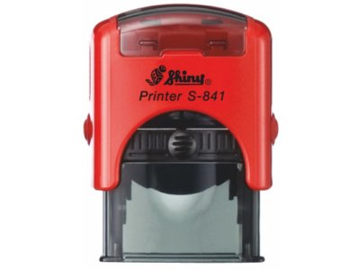 S-841 New Printer Line ČERVENÁ (26x10mm)