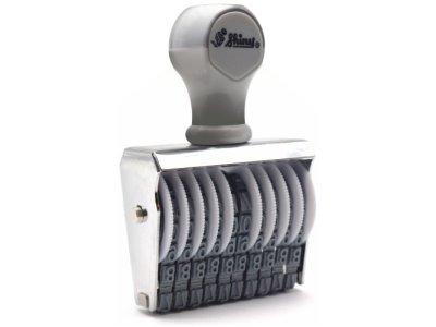 N-310A Office Line (10 pozic, 5mm) - písmena na prvních dvou páscích + 8 pozic s čísly