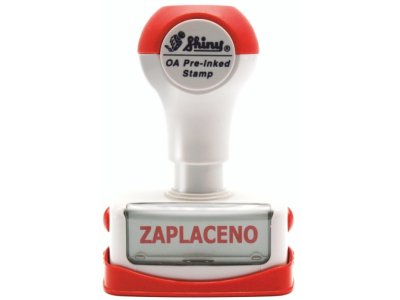 NCZ002 OA pre-inked stamp ZAPLACENO