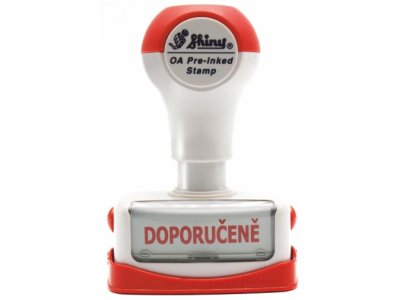 NCZ003 OA pre-inked stamp DOPORUČENĚ