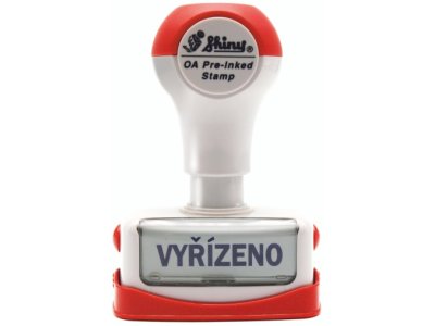 NCZ004 OA pre-inked stamp VYŘÍZENO