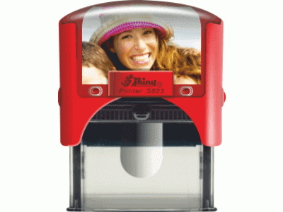 S823 Personal Printer ČERVENÁ (47x18mm)