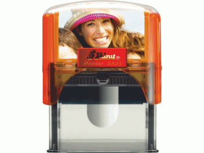 S823 Personal Printer ORANŽOVÁ TRANSP. (47x18mm)