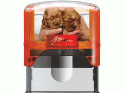 S824 Personal Printer ORANŽOVÁ TRANSP. (58x22mm)