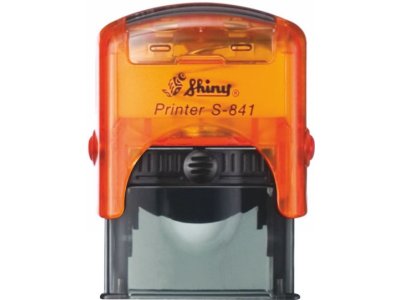 S-841 New Printer Line ORANŽOVÁ TRANSP. (26x10mm)
