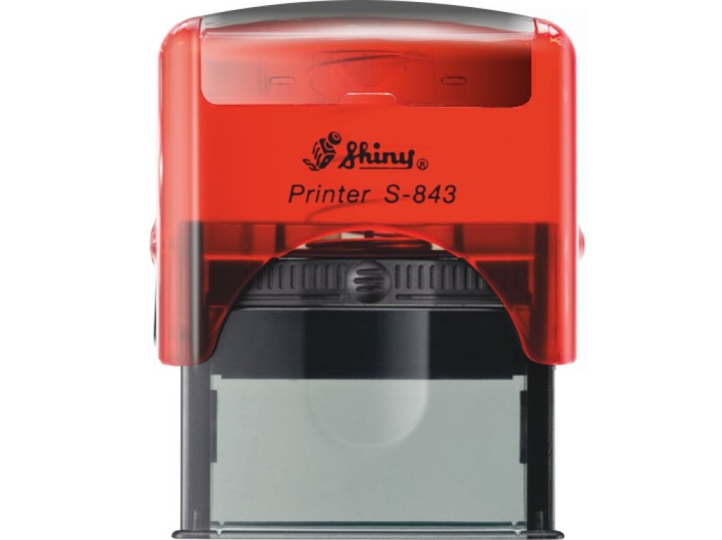 S-843 New Printer Line ČERVENÁ TRANSP. (47x18mm)