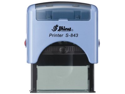 S-843 New Printer Line MODRÁ (47x18mm)
