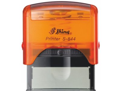 S-844 New Printer Line ORANŽOVÁ TRANSP. (58x22mm)