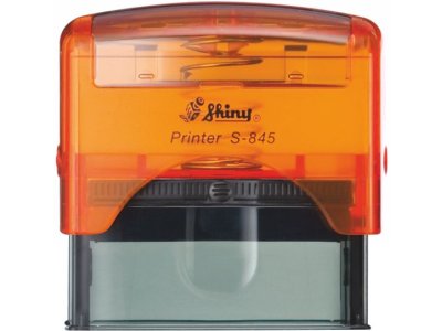 S-845 New Printer Line ORANŽOVÁ TRANSP. (70x25mm)