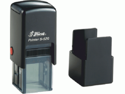 S-520T Printer Line ČERNÁ TRANSPARENTNÍ (20x20mm)