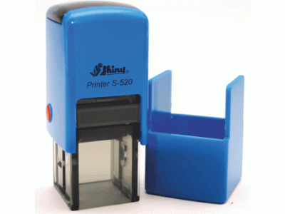 S-520T Printer Line MODRÁ TRANSPARENTNÍ (20x20mm)