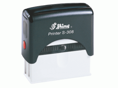 S-308 Printer Line ČERNÁ (45x10mm)