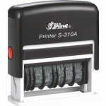 S-310A Printer Line ČERNÁ (54x13mm, text+datum-datum)