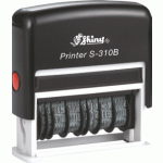 S-310B Printer Line ČERNÁ (54x13mm, text+datum-7 číslic)