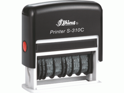 S-310C Printer Line ČERNÁ (54x13mm, text+13 číslic)