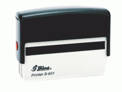 S-831 Printer Line ČERNÁ (70x10mm)