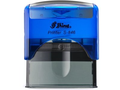 S-846 New Printer Line MODRÁ TRANSP. (65x27mm)