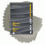 Laserová guma 2,3 mm LazzRubber BLACK LINE premium (šedá) A4