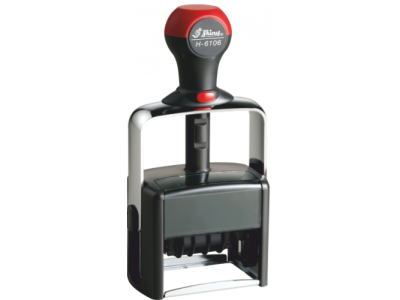 H-6106 Heavy Duty ČERVENO-ČERNÁ (56x33mm, datum)