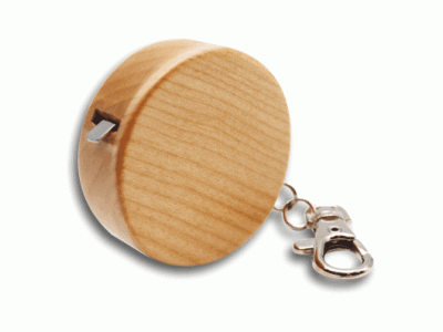 LazzGift / Kapesní metr / přívěsek kruh (javor) DP-212-10
