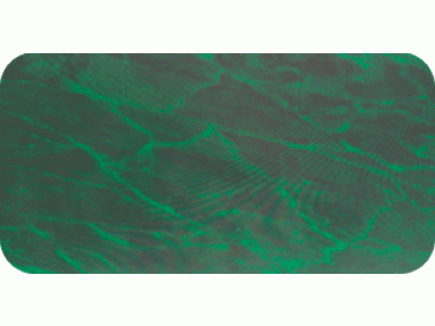 LM-011 LazzMetal ZELENÁ SE VZOREM MRAMORU (stříbrná) (0,5mm), 60 x 30 cm