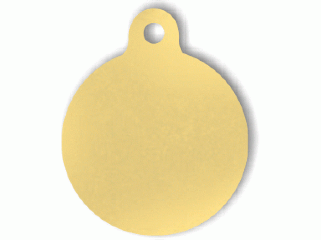 LMB-014 PŘÍVĚŠEK - KOLEČKO s uchycením saténově zlatá (31mm,1mm)