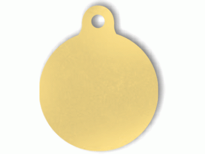 LMB-014 PŘÍVĚŠEK - KOLEČKO s uchycením saténově zlatá (31mm,1mm)