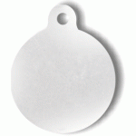 LMB-015 PŘÍVĚŠEK - KOLEČKO s uchycením saténově stříbrná (31mm,1mm)