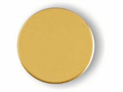 LMB-021 KOLEČKO S PODLEPEM matná zlatá (50mm,1,5mm)