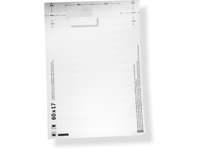 A20_Papíry pro tisk jmenovek (60x17mm) A4