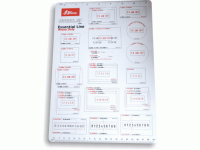 Overlay - přehled velikostí Essential Line/Heavy Duty