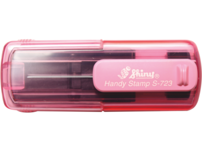 S-723 Handy Stamp RŮŽOVÁ TRANSP. (47x18mm)