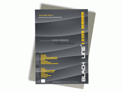 Laserová guma šedá_2,3mm / bezzápachová A4