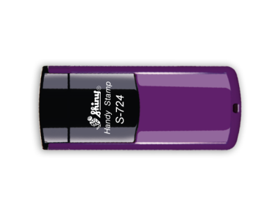 NEW 2017 / S-724 Handy Stamp FIALOVÁ (58x22mm)