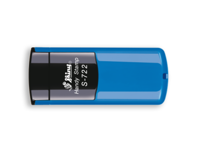 NEW 2017 / S-722 Handy Stamp MODRÁ (38x14mm)