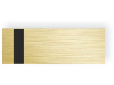 LD-31603 LAZZDESK_ZLATÁ KARTÁČOVANÁ/ČERNÁ