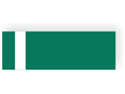 LD-71801 LAZZFOIL _ ZELENÁ/BÍLÁ (610 x 305 mm, tl. 0,2 mm)