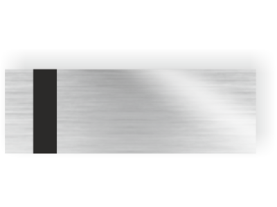 LD-72551 LAZZFOIL _ STŘÍBRNÁ LESK/ČERNÁ (610 x 305 mm, tl. 0,2 mm) INTERIÉR
