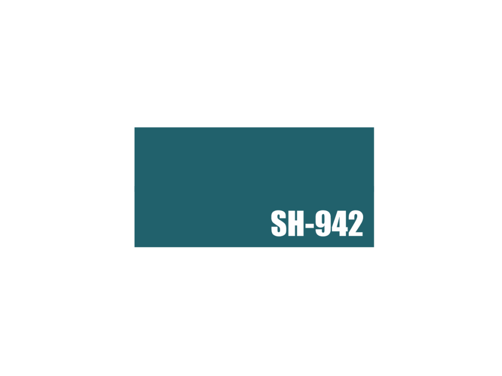 SH-942 ABS deska MODROZELENÁ/BÍLÁ (122x61cm, tl. 1,6mm)