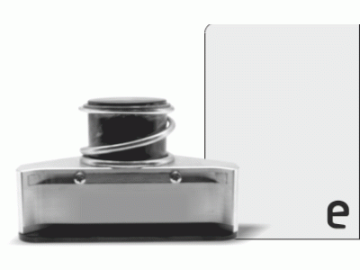 Výseková forma E pro zaoblovač