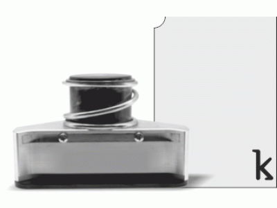 Výseková forma K pro zaoblovač