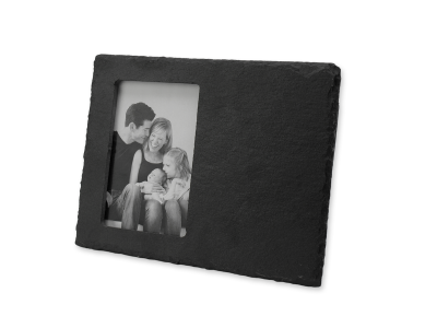 LazzSlate / Fotorámeček z břidlice – obdélník (25x19cm)