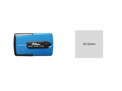 S-Q32 Handy Stamp MODRÁ (32x32mm)