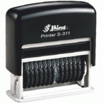 S-311 VÝPRODEJ Printer Line ČERNÁ (2x datum-výška 3mm) černý polštářek (2019-2030)