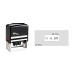 S-834D VÝPRODEJ Printer Line ČERNÁ (65x30mm) černo-červený polštářek (2019-2030)