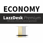 LazzDesk ECONOMY - ABS desky pro laser VÝPRODEJ